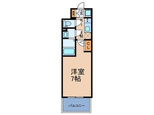 ｴｽﾘｰﾄﾞﾚｼﾞﾃﾞﾝｽ大阪難波の物件間取画像